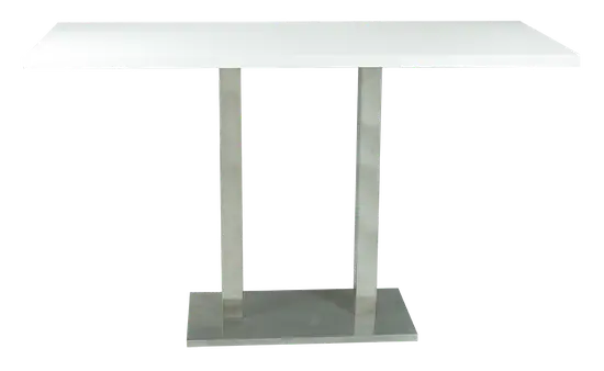 Stehtisch 'Duplex' Weiss